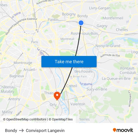 Bondy to Convisport Langevin map