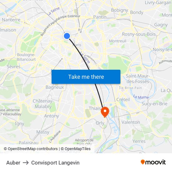 Auber to Convisport Langevin map