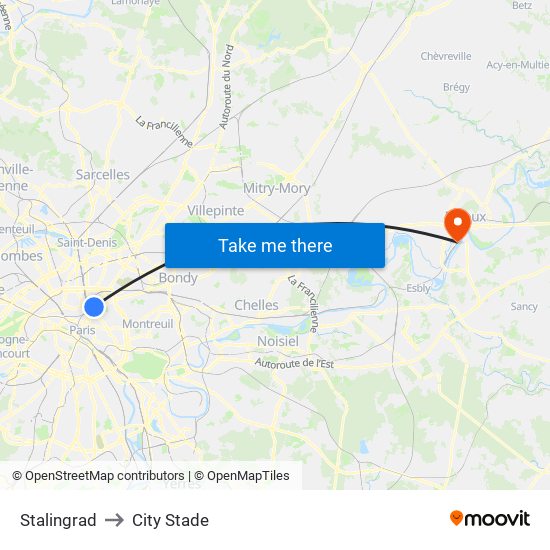 Stalingrad to City Stade map