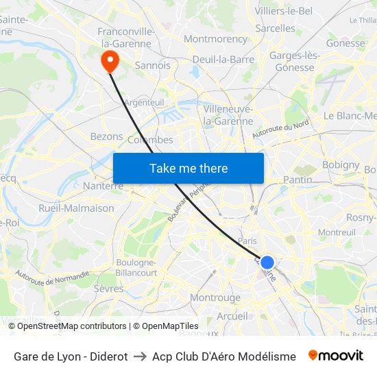 Gare de Lyon - Diderot to Acp Club D'Aéro Modélisme map