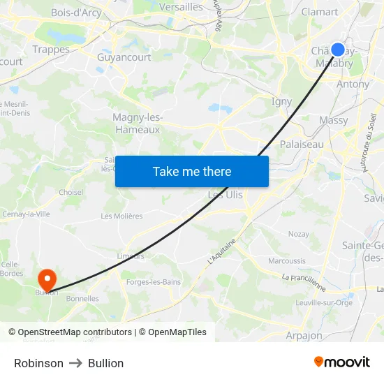 Robinson to Bullion map