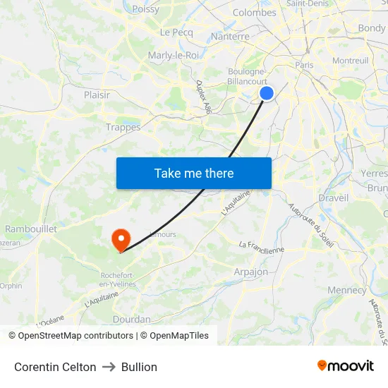 Corentin Celton to Bullion map