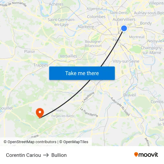 Corentin Cariou to Bullion map