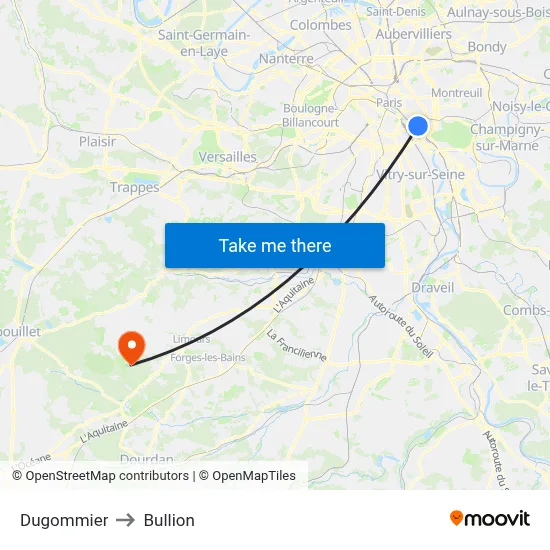 Dugommier to Bullion map