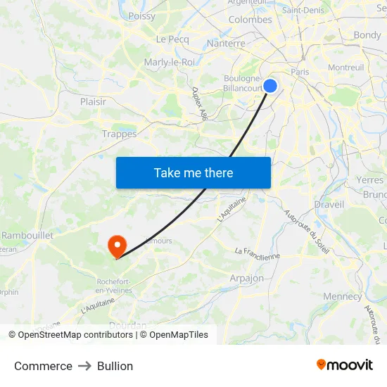 Commerce to Bullion map