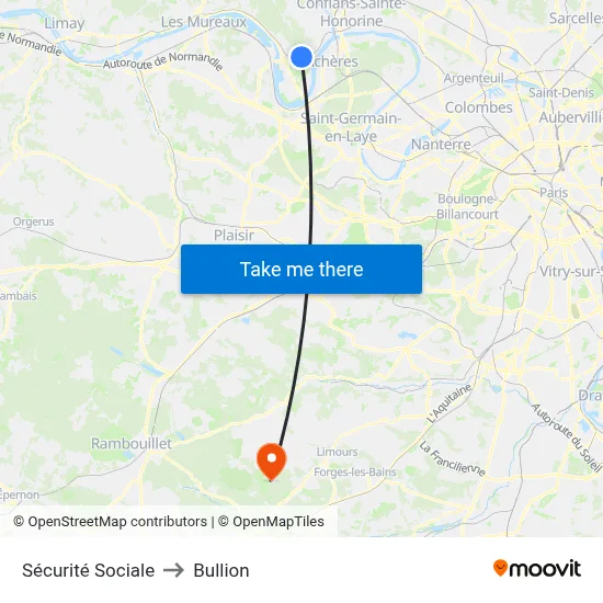 Sécurité Sociale to Bullion map