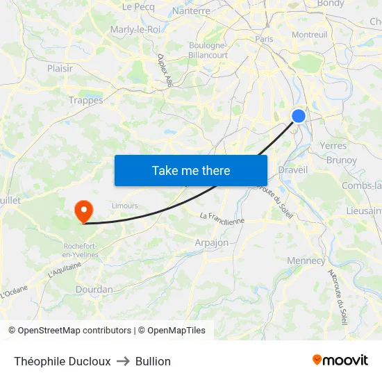 Théophile Ducloux to Bullion map