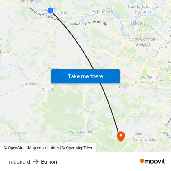 Fragonard to Bullion map