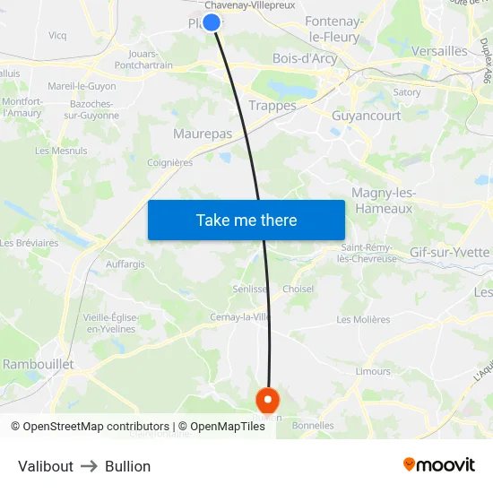 Valibout to Bullion map