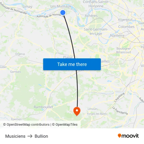 Musiciens to Bullion map