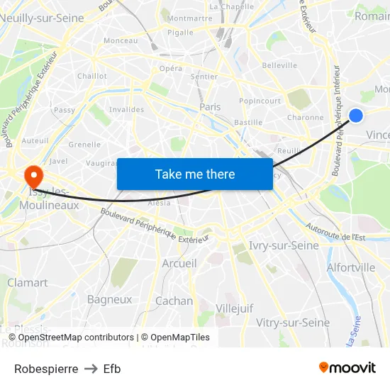 Robespierre to Efb map