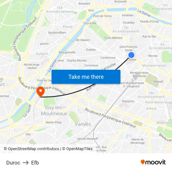 Duroc to Efb map