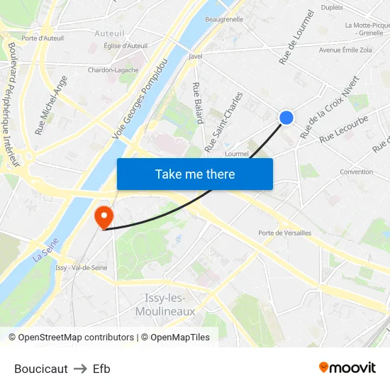 Boucicaut to Efb map