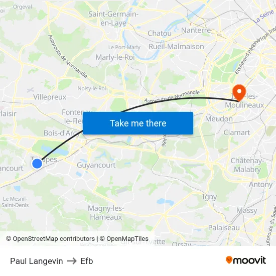 Paul Langevin to Efb map