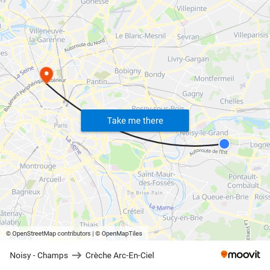 Noisy - Champs to Crèche Arc-En-Ciel map