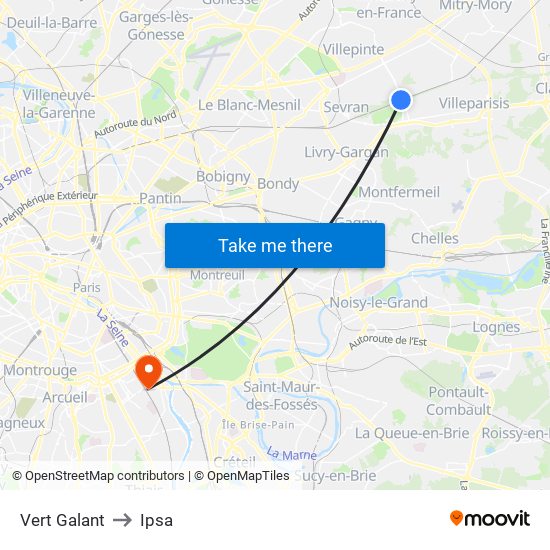 Vert Galant to Ipsa map