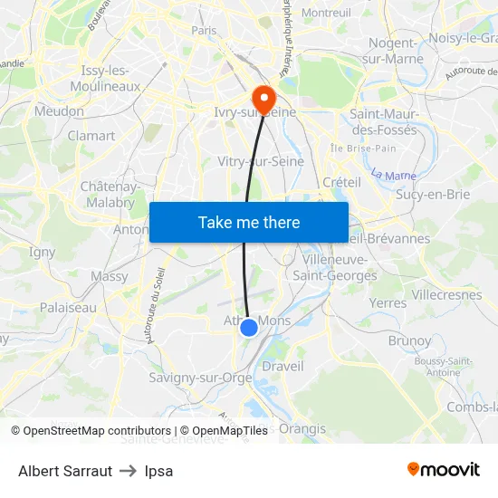 Albert Sarraut to Ipsa map