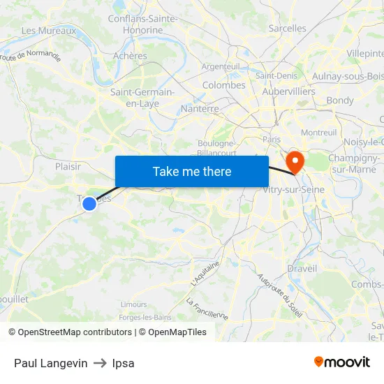 Paul Langevin to Ipsa map