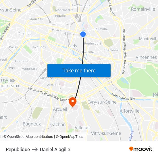 République to Daniel Alagille map