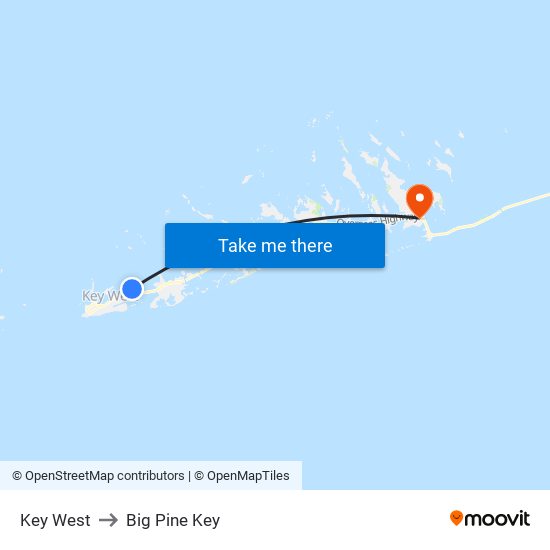 Key West to Key West map