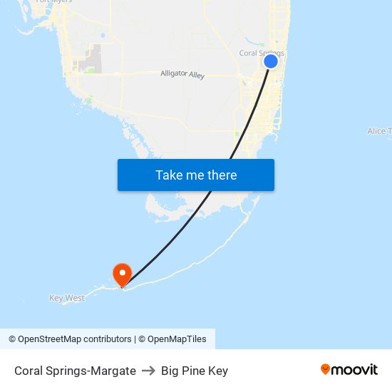 Coral Springs-Margate to Coral Springs-Margate map