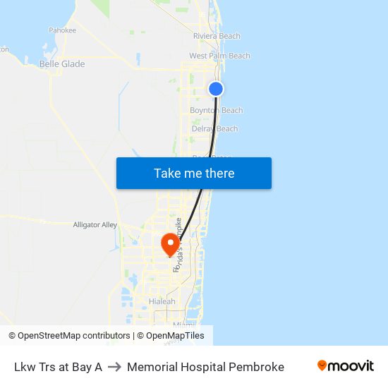 Lkw Trs at Bay A to Memorial Hospital Pembroke map