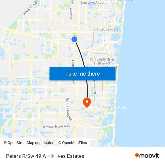 PETERS R/SW 49 A to Ives Estates map