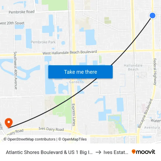 Atlantic Shores Boulevard & US 1 Big Irvs to Ives Estates map