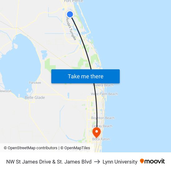 NW St James Drive & St. James Blvd to Lynn University map