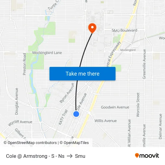Cole @ Armstrong - S - Ns to Smu map