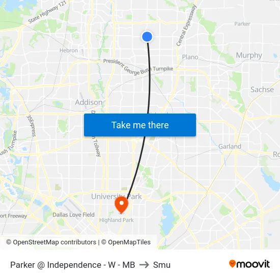 Parker @ Independence - W - MB to Smu map
