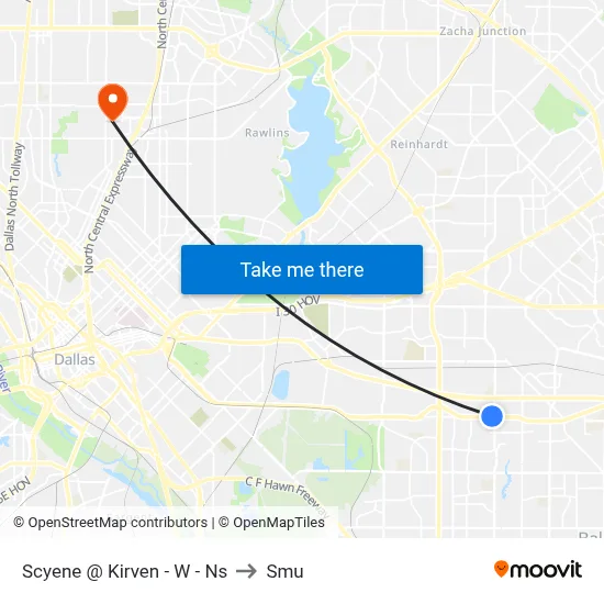 Scyene @ Kirven - W - Ns to Smu map