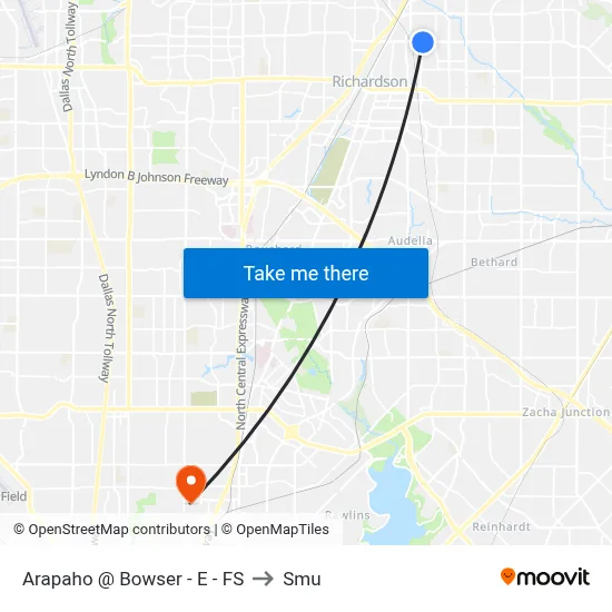 Arapaho @ Bowser - E - FS to Smu map