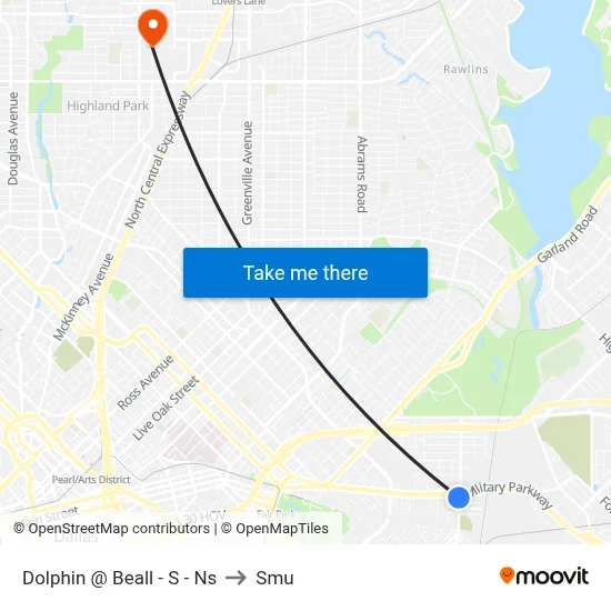 Dolphin @ Beall - S - Ns to Smu map