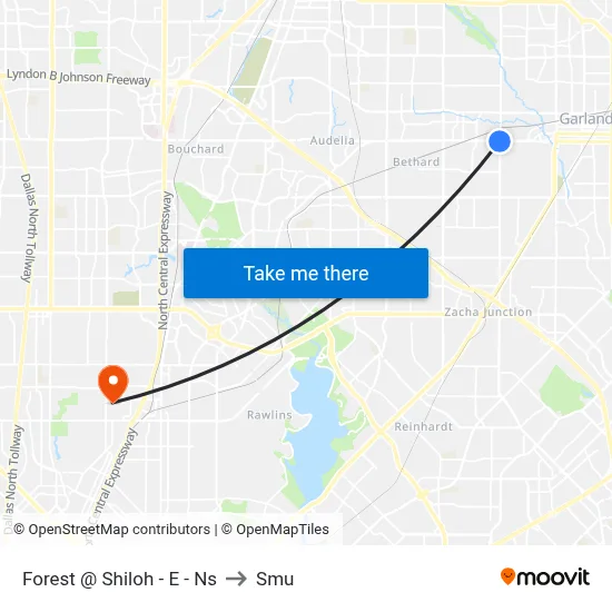 Forest @ Shiloh - E - Ns to Smu map