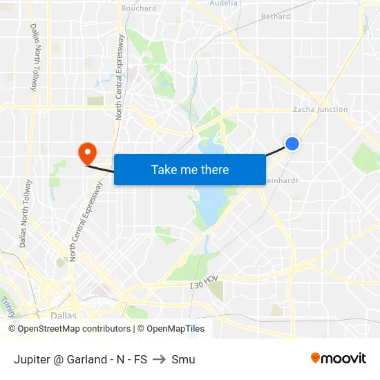 Jupiter @ Garland - N - FS to Smu map