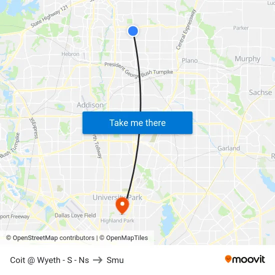 Coit @ Wyeth - S - Ns to Smu map