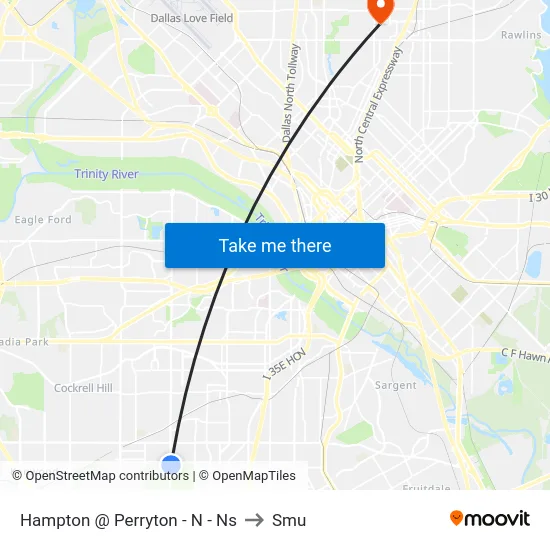 Hampton @ Perryton - N - Ns to Smu map