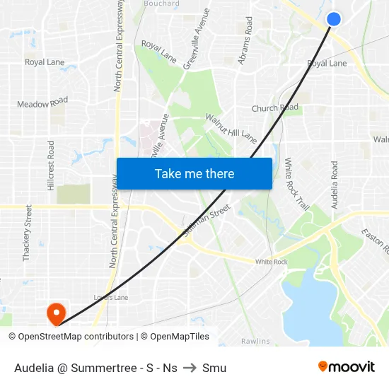 Audelia @ Summertree - S - Ns to Smu map