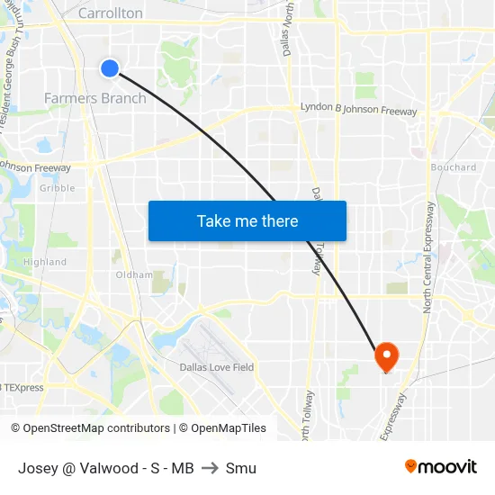 Josey @ Valwood - S - MB to Smu map