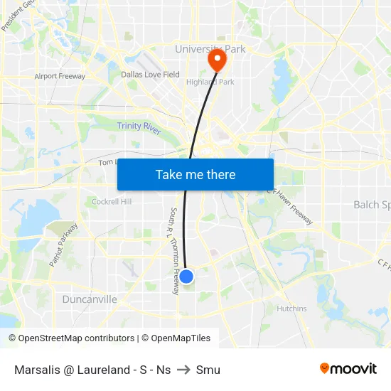 Marsalis @ Laureland - S - Ns to Smu map