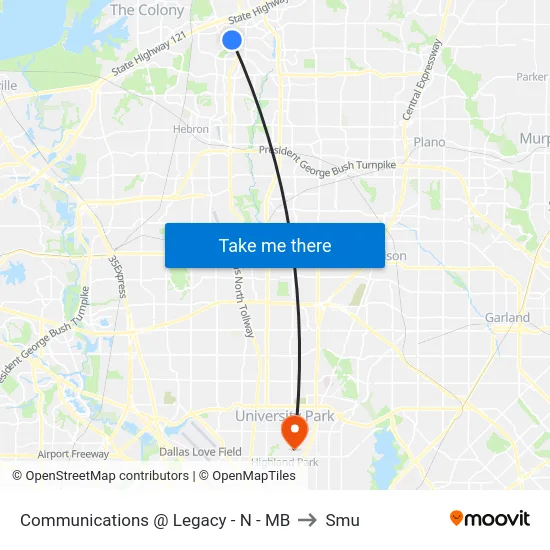Communications @ Legacy - N - MB to Smu map