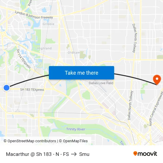 Macarthur @ Sh 183 - N - FS to Smu map