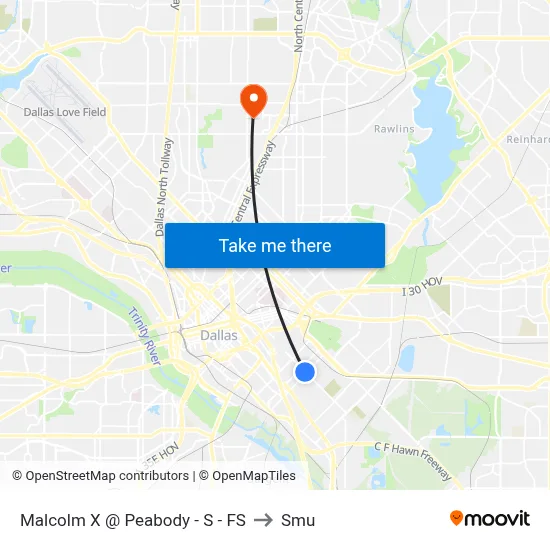 Malcolm X @ Peabody - S - FS to Smu map