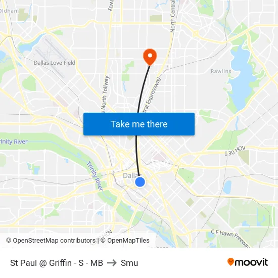 St Paul @ Griffin - S - MB to Smu map