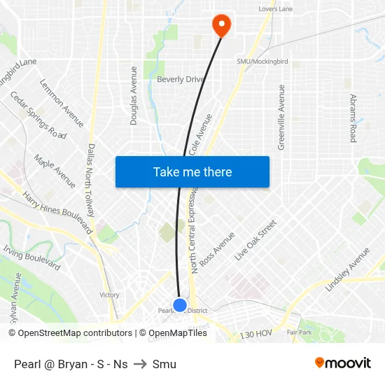 Pearl @ Bryan - S - Ns to Smu map