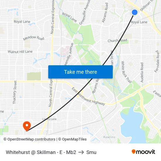 Whitehurst @ Skillman - E - Mb2 to Smu map
