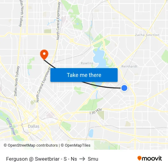 Ferguson @ Sweetbriar - S - Ns to Smu map