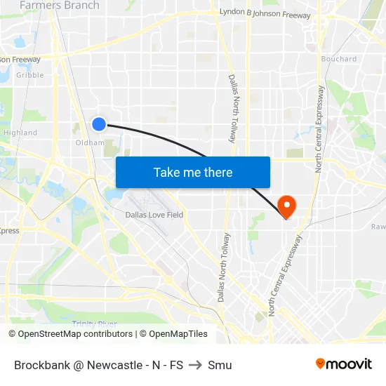 Brockbank @ Newcastle - N - FS to Smu map