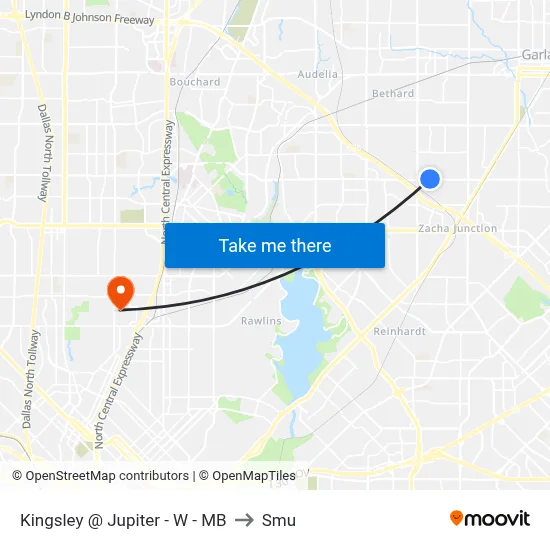 Kingsley @ Jupiter - W - MB to Smu map